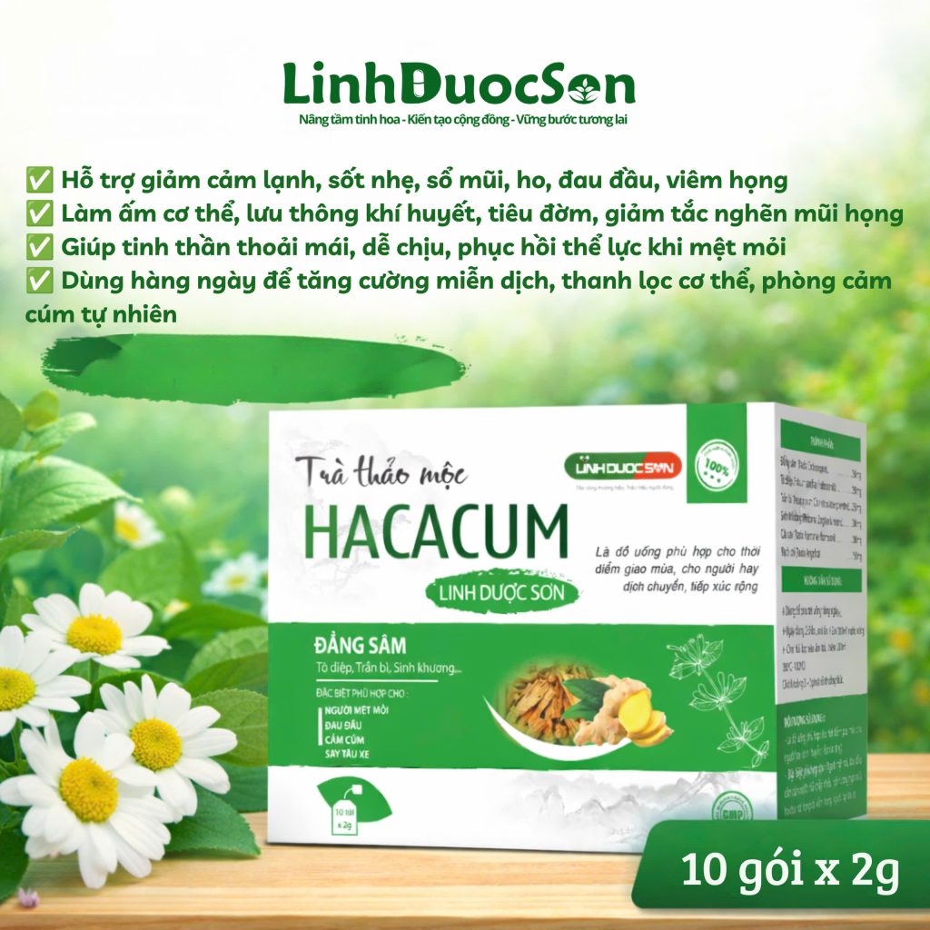 Ảnh Trà Thảo Mộc Hacacum linh dược sơn
