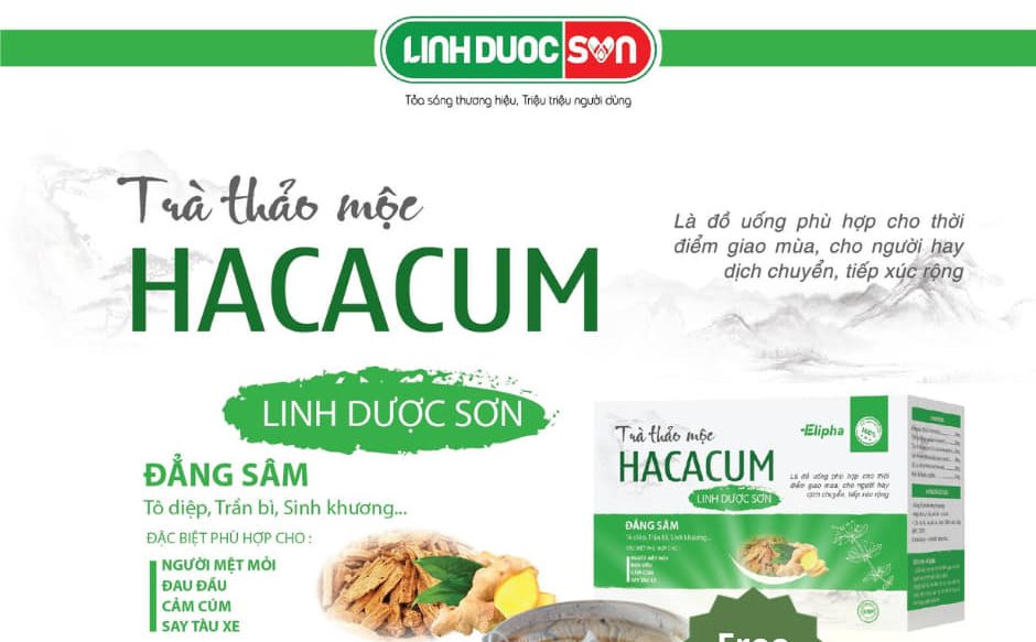 Ảnh trà thảo mộc Hacacum linh dược sơn