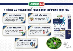 5 điều quan trọng khi dùng xương khớp linh dược sơn