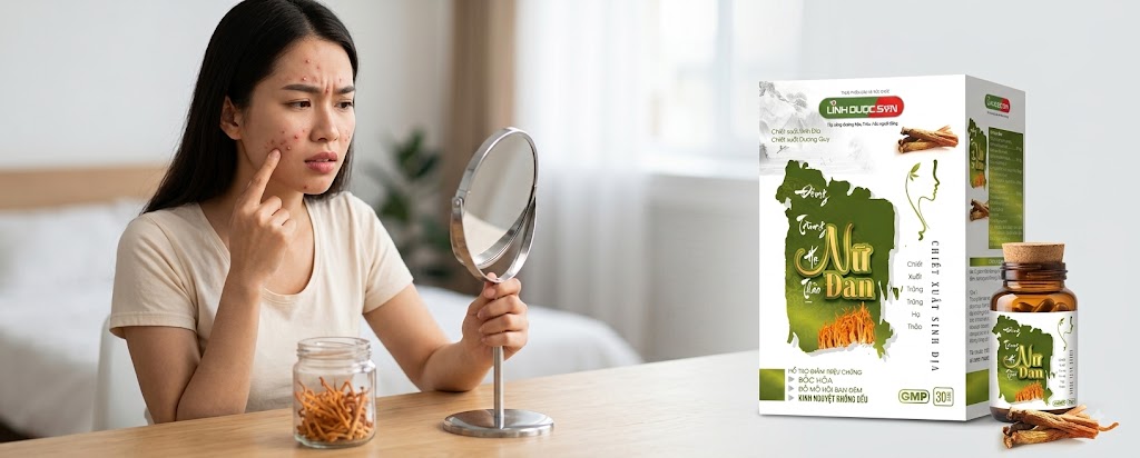 Vì sao uống nữ đan lại bị nổi mụn